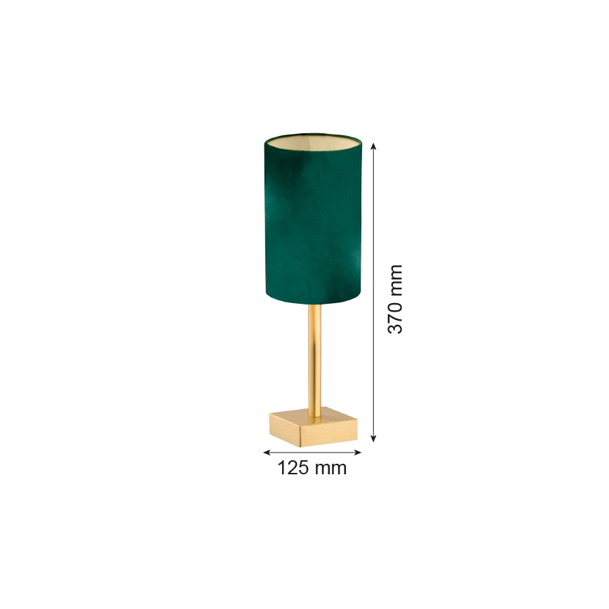 Argon 8108 - Stolna lampa ABRUZZO 1xE14/7W/230V mesing/zelena