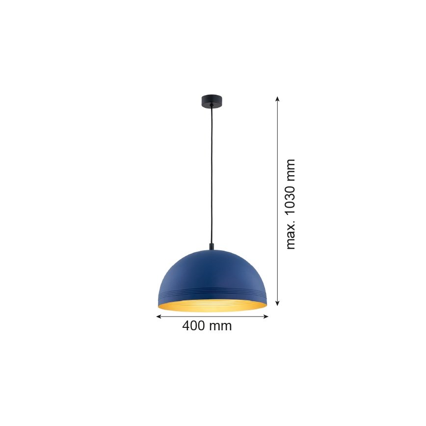 Argon 8244 - Luster na sajli BONITA 1xE27/15W/230V plava