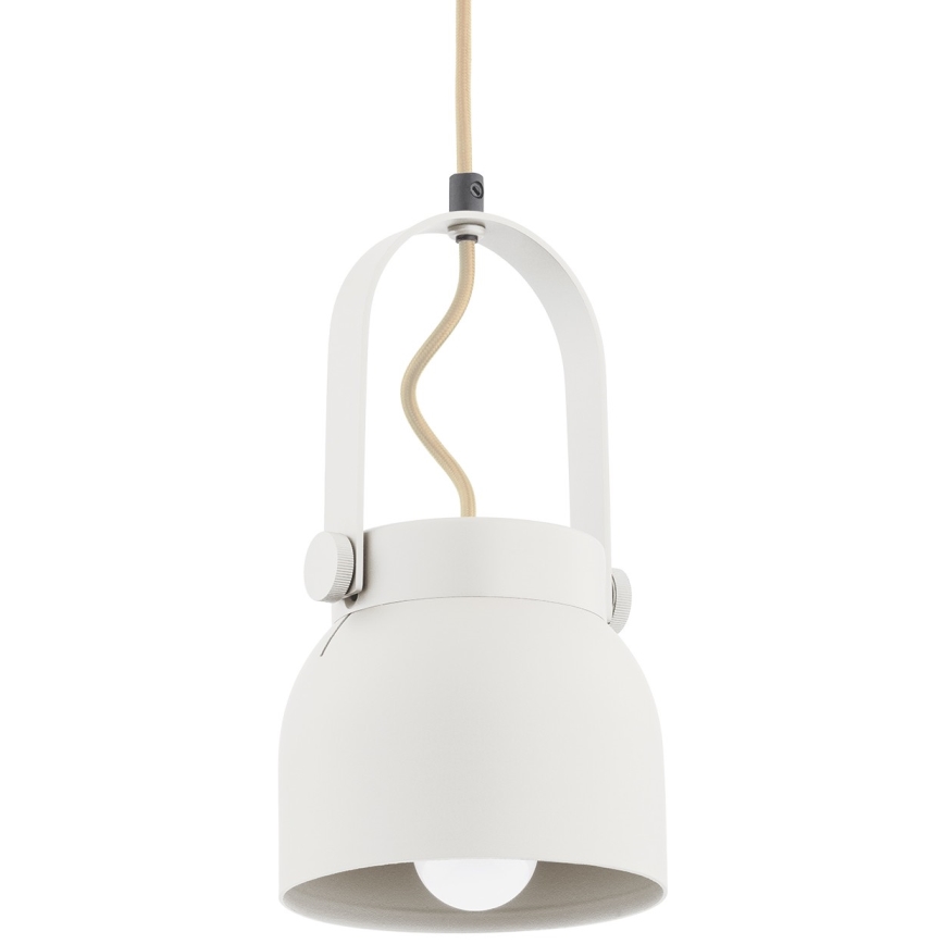 Argon 8290 - Luster na sajli LOGAN 1xE27/15W/230V pr. 14 cm bijela