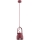 Argon 8292 - Luster na sajli LOGAN 1xE27/15W/230V pr. 14 cm crvena