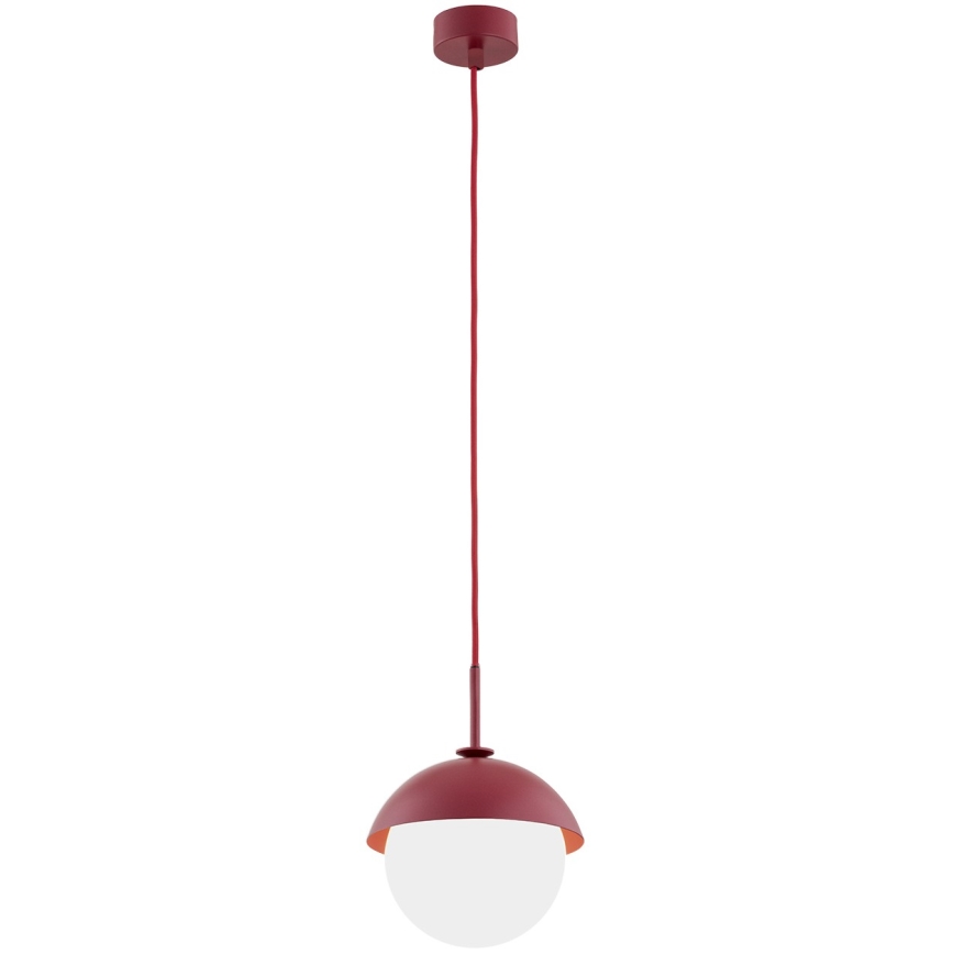 Argon 8296 - Luster na sajli CAPPELLO 1xE27/15W/230V crvena