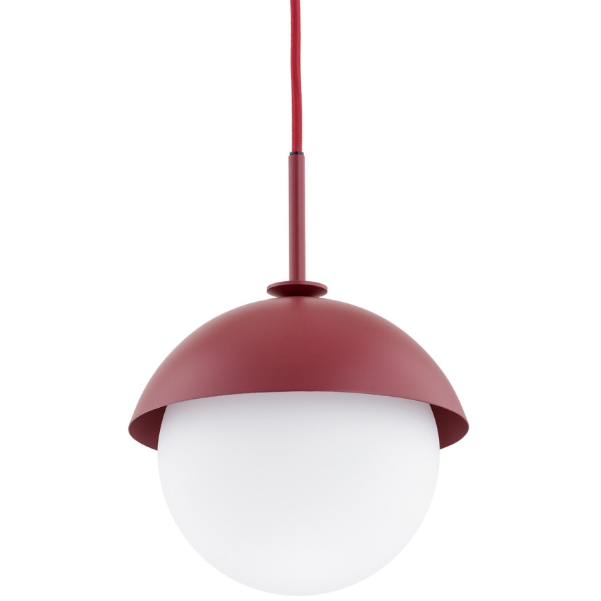 Argon 8296 - Luster na sajli CAPPELLO 1xE27/15W/230V crvena