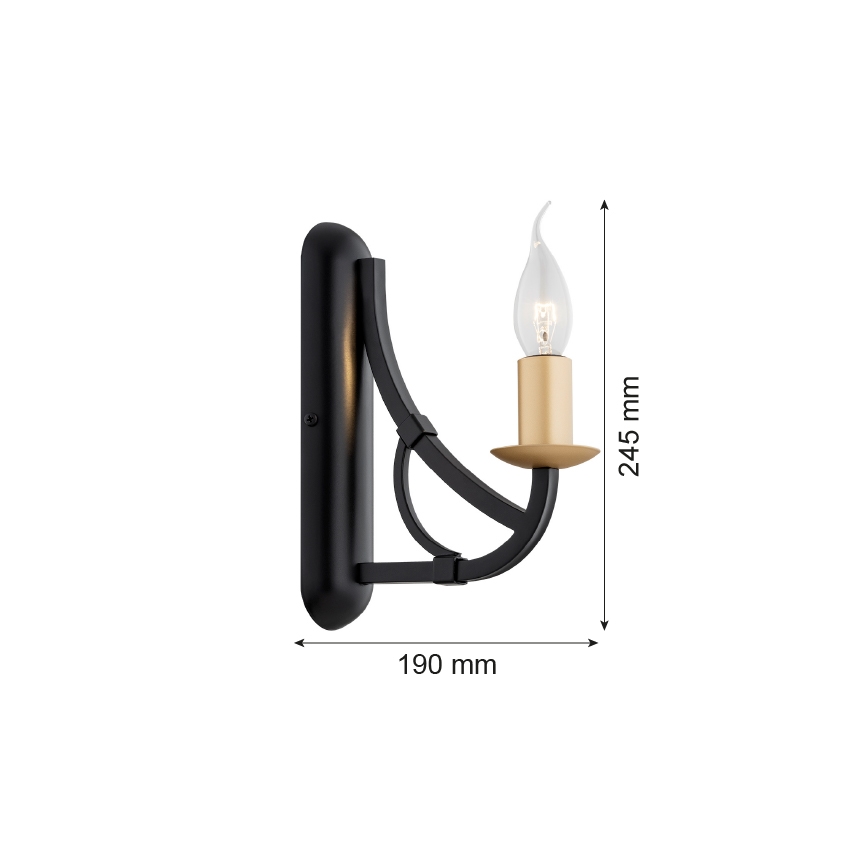 Argon 8355 - Zidna svjetiljka LORENZO 1xE14/7W/230V