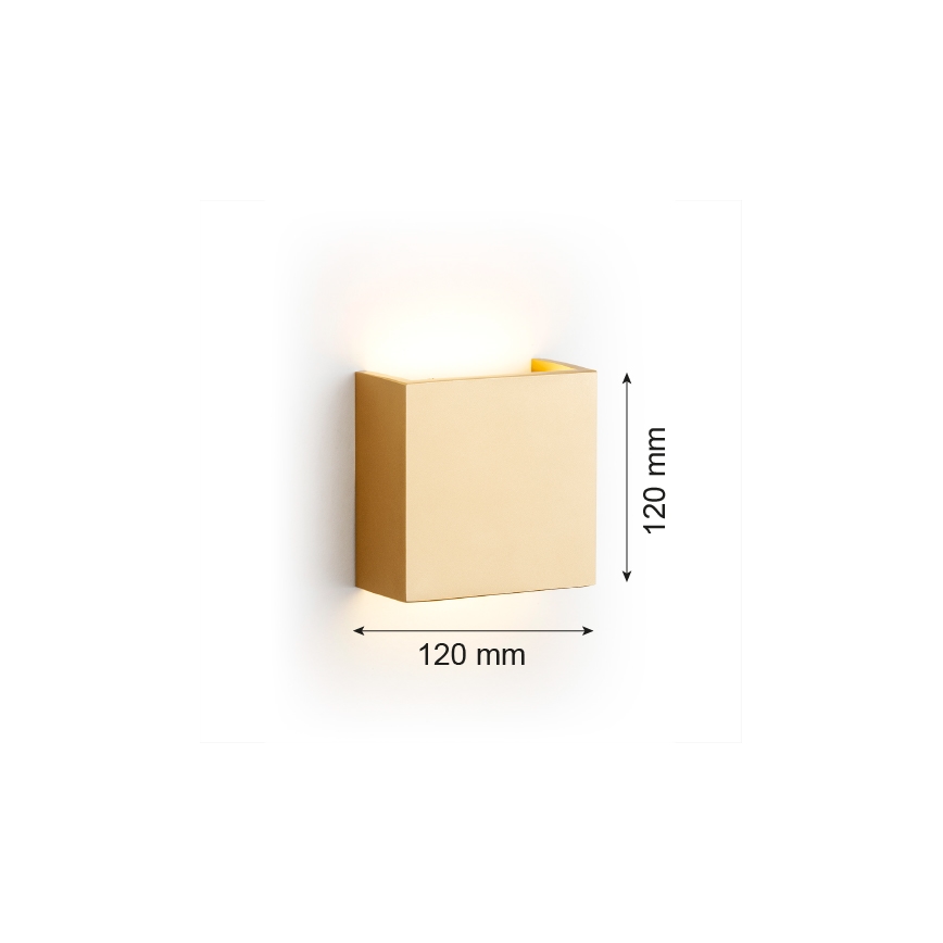 Argon 8360 - LED Zidna svjetiljka GENT LED/3,6W/230V 3000K zlatna