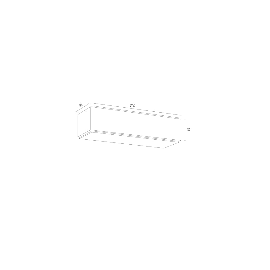 Argon 8365 - Zidna svjetiljka CARLSON 1xE27/15W/230V 20 cm crna