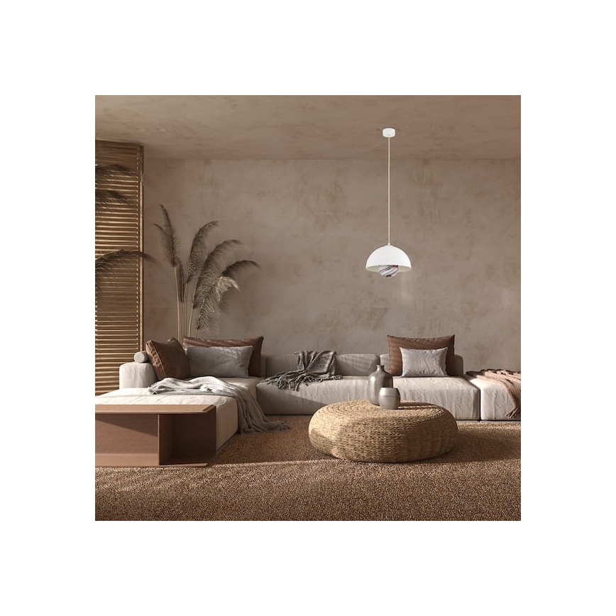 Argon 8443 - Luster na sajli PIAVA 1xE14/7W/230V alabaster bijela