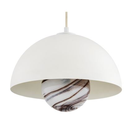 Argon 8443 - Luster na sajli PIAVA 1xE14/7W/230V alabaster bijela