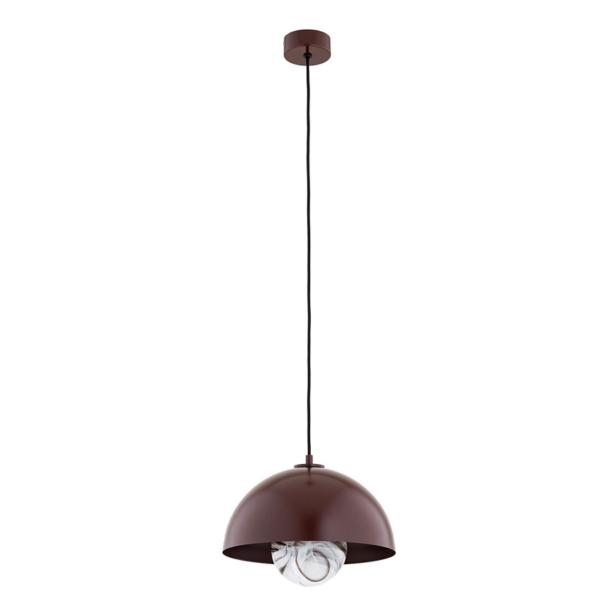 Argon 8444 - Luster na sajli PIAVA 1xE14/7W/230V alabaster smeđa