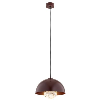 Argon 8444 - Luster na sajli PIAVA 1xE14/7W/230V alabaster smeđa