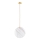 Argon 8448 - Luster na sajli ALMIROS 1xE27/15W/230V pr. 30 cm alabaster zlatna