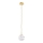 Argon 8450 - Luster na sajli ALMIROS 1xE14/7W/230V pr. 12 cm alabaster zlatna