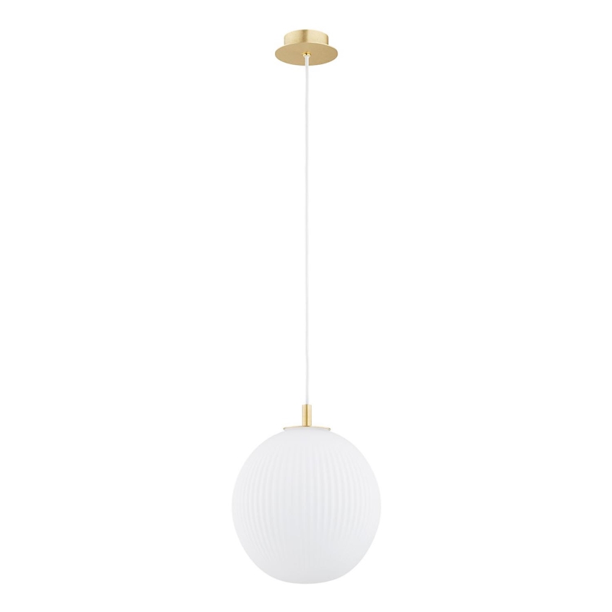 Argon 8507 - Luster na sajli PALOMA 1xE27/15W/230V pr. 25 cm zlatna/bijela