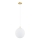 Argon 8507 - Luster na sajli PALOMA 1xE27/15W/230V pr. 25 cm zlatna/bijela