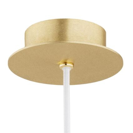 Argon 8507 - Luster na sajli PALOMA 1xE27/15W/230V pr. 25 cm zlatna/bijela
