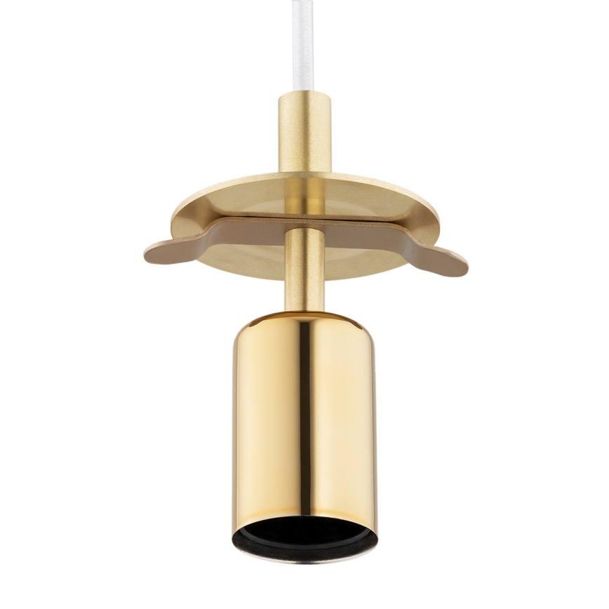 Argon 8507 - Luster na sajli PALOMA 1xE27/15W/230V pr. 25 cm zlatna/bijela