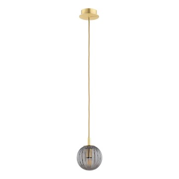 Argon 8512 - Luster na sajli PALOMA 1xE14/7W/230V pr. 12 cm zlatna/crna