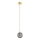Argon 8512 - Luster na sajli PALOMA 1xE14/7W/230V pr. 12 cm zlatna/crna