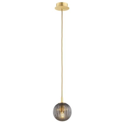 Argon 8512 - Luster na sajli PALOMA 1xE14/7W/230V pr. 12 cm zlatna/crna