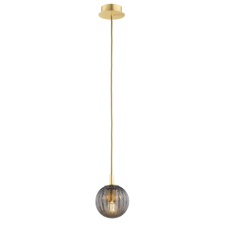 Argon 8512 - Luster na sajli PALOMA 1xE14/7W/230V pr. 12 cm zlatna/crna
