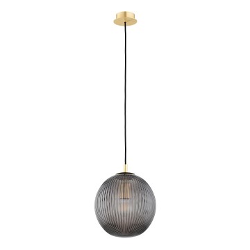 Argon 8513 - Luster na sajli PALOMA 1xE27/15W/230V pr. 25 cm zlatna/crna