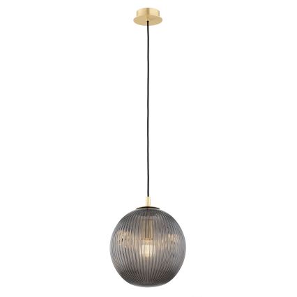 Argon 8513 - Luster na sajli PALOMA 1xE27/15W/230V pr. 25 cm zlatna/crna