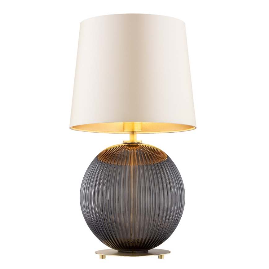 Argon 8538 - Stolna lampa HAMILTON 1xE27/15W/230V 54 cm krem/crna