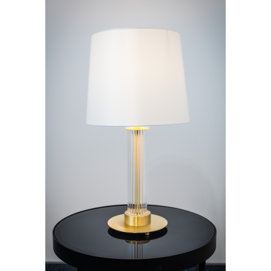 Argon 8540 - Stolna lampa HAMPTON 1xE27/15W/230V 57 cm bijela