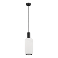 Argon 8563 - Luster na sajli SAGUNTO PLUS 1xE27/15W/230V pr. 14 cm crna