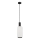 Argon 8563 - Luster na sajli SAGUNTO PLUS 1xE27/15W/230V pr. 14 cm crna