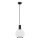 Argon 8564 - Luster na sajli SAGUNTO PLUS 1xE27/15W/230V pr. 20 cm crna
