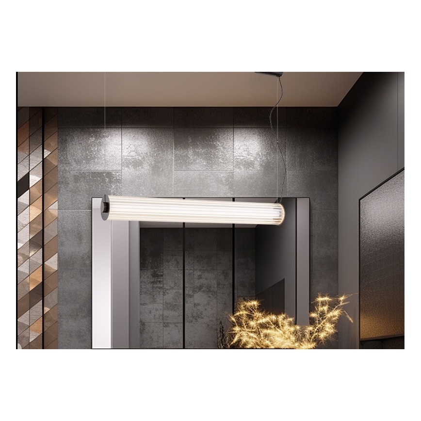 Argon 8628 - LED Luster na sajli HAMPTON LED/60W/230V 3000K 80 cm crna