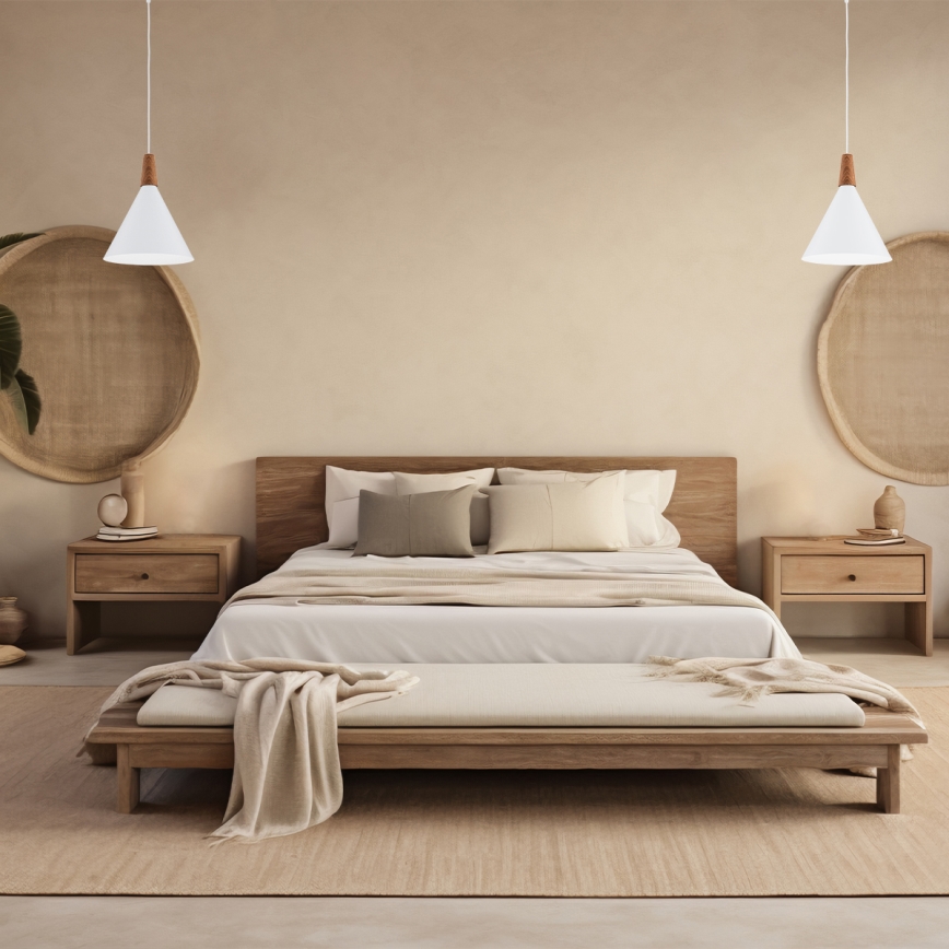 Argon 8630 - Luster na sajli KEGEL 1xE27/15W/230V bijela