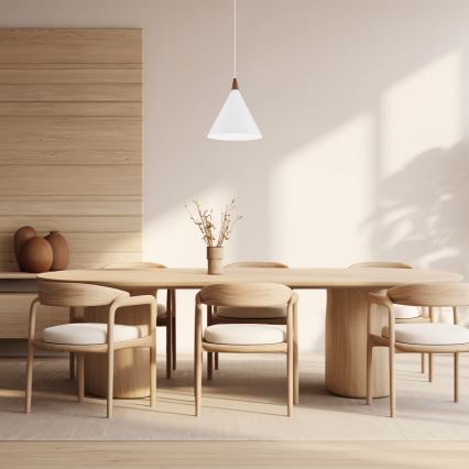 Argon 8631 - Luster na sajli KEGEL 1xE27/15W/230V bijela