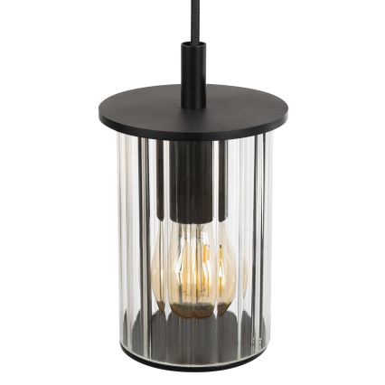 Argon 8751 - Vanjski luster na sajli NORFOLK 1xE27/15W/230V IP44 crna