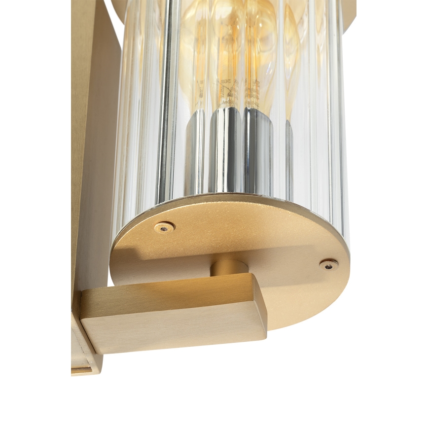 Argon 8752 - Vanjska zidna svjetiljka NORFOLK 1xE27/15W/230V IP44 zlatna
