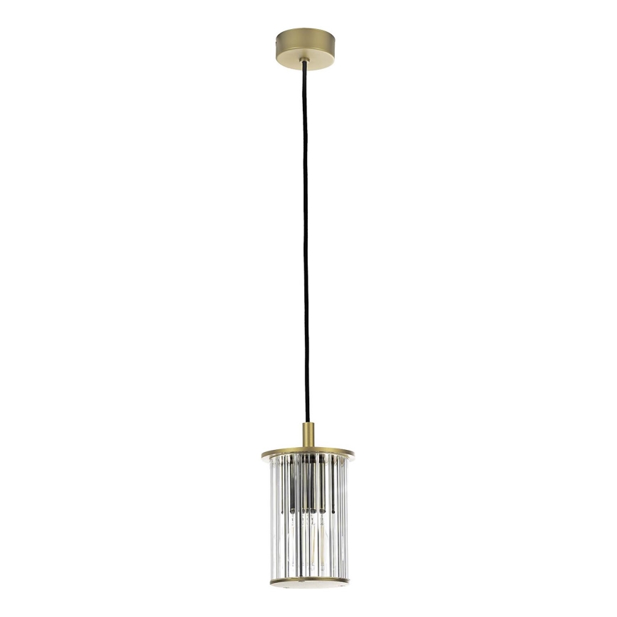Argon 8755 - Vanjski luster na sajli NORFOLK 1xE27/15W/230V IP44 zlatna