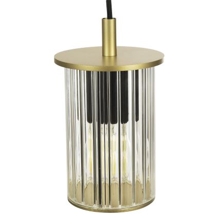 Argon 8755 - Vanjski luster na sajli NORFOLK 1xE27/15W/230V IP44 zlatna