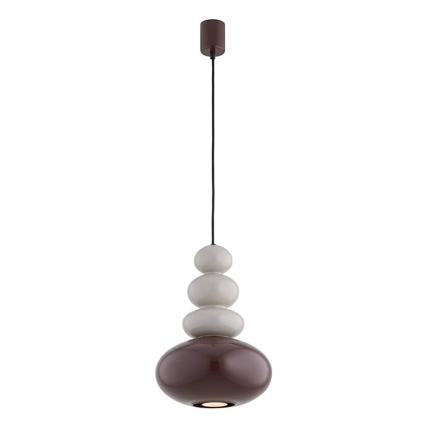 Argon 8820 - Luster na sajli DIEGO 1xGU10/5W/230V smeđa/siva