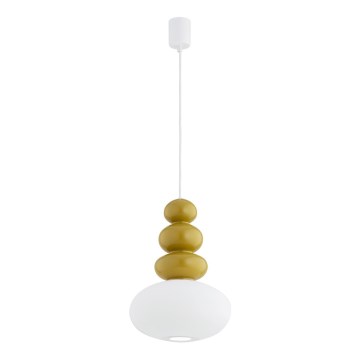 Argon 8821 - Luster na sajli DIEGO 1xGU10/5W/230V bijela/smeđa