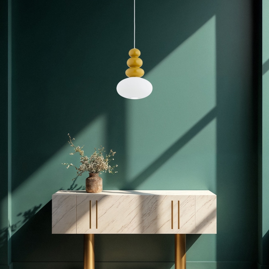Argon 8821 - Luster na sajli DIEGO 1xGU10/5W/230V bijela/smeđa
