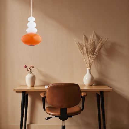 Argon 8822 - Luster na sajli DIEGO 1xGU10/5W/230V bijela/narančasta