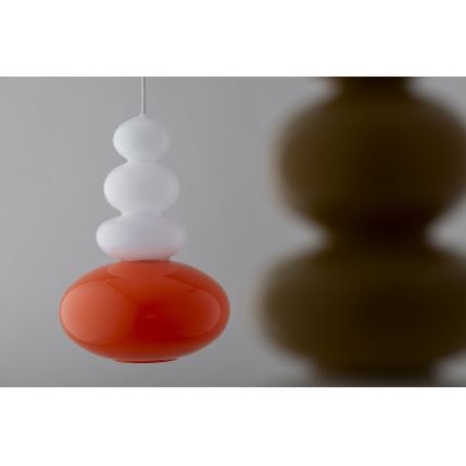Argon 8822 - Luster na sajli DIEGO 1xGU10/5W/230V bijela/narančasta