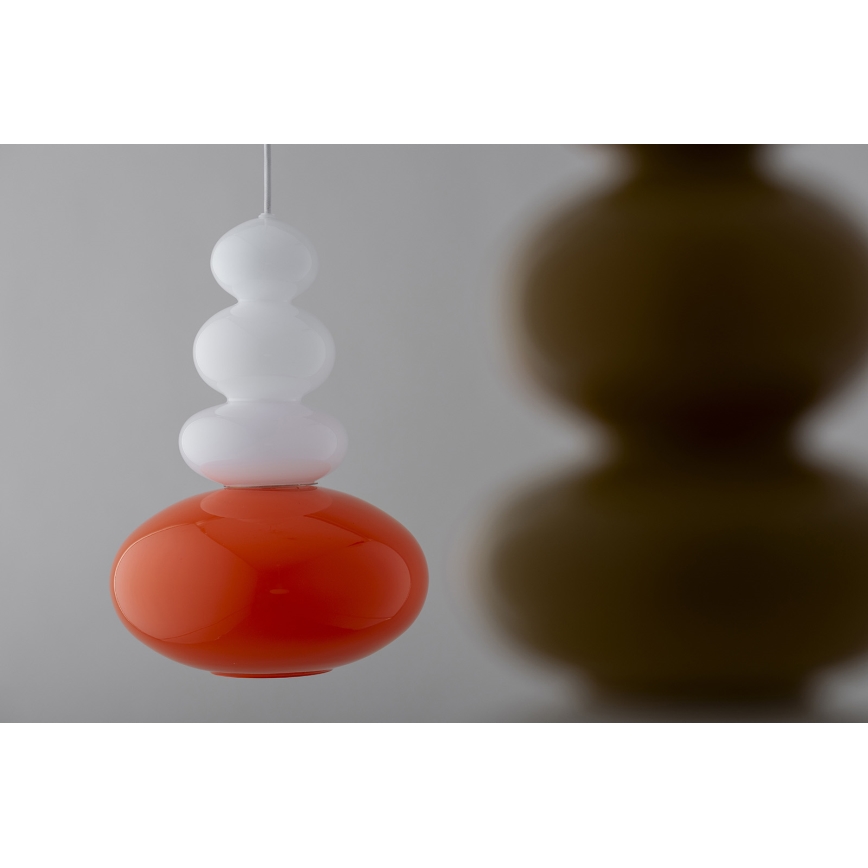 Argon 8822 - Luster na sajli DIEGO 1xGU10/5W/230V bijela/narančasta