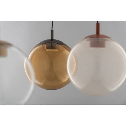 Argon 8829 - Luster na sajli SACRAMENTO 1xGX53/8W/230V prozirna/smeđa