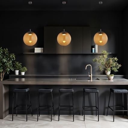Argon 8831 - Luster na sajli SACRAMENTO 1xGX53/8W/230V smeđa/dimna