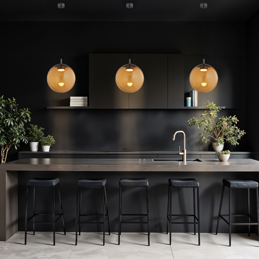 Argon 8831 - Luster na sajli SACRAMENTO 1xGX53/8W/230V smeđa/dimna
