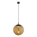 Argon 8831 - Luster na užetu SACRAMENTO 1xGX53/8W/230V smeđa/dimna