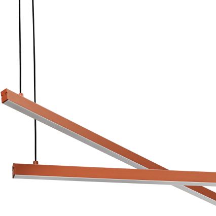 Argon 8837 - LED Luster na sajli MIAMI LED/74W/230V 3000K smeđa