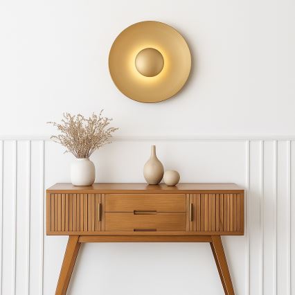 Argon 8865 - LED zidna svjetiljka BOLTON LED/12,5W/230V 3000K zlatna