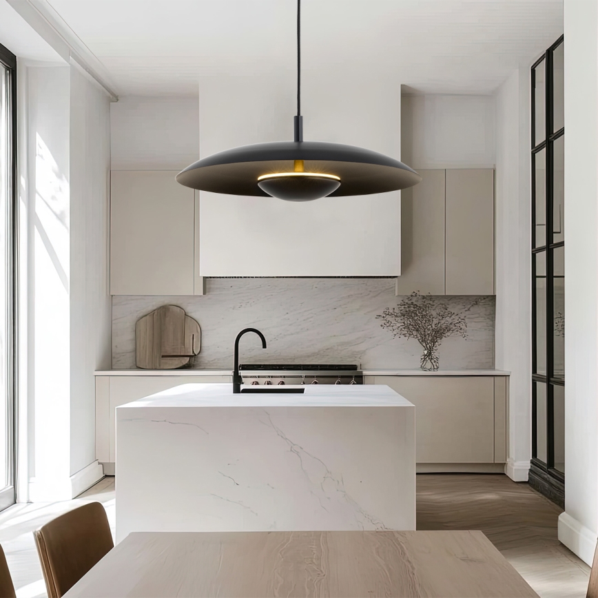 Argon 8868 - LED luster na sajli BOLTON LED/12,5W/230V 3000K crna